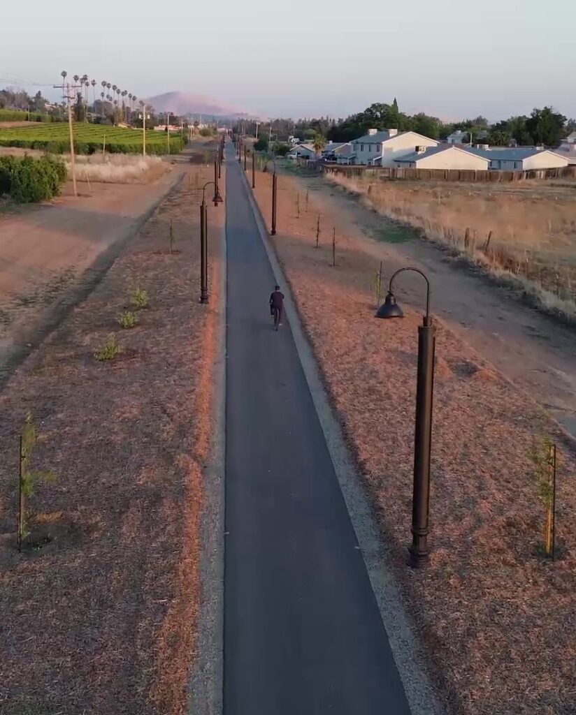 Butterfield pathway drone photo cropped